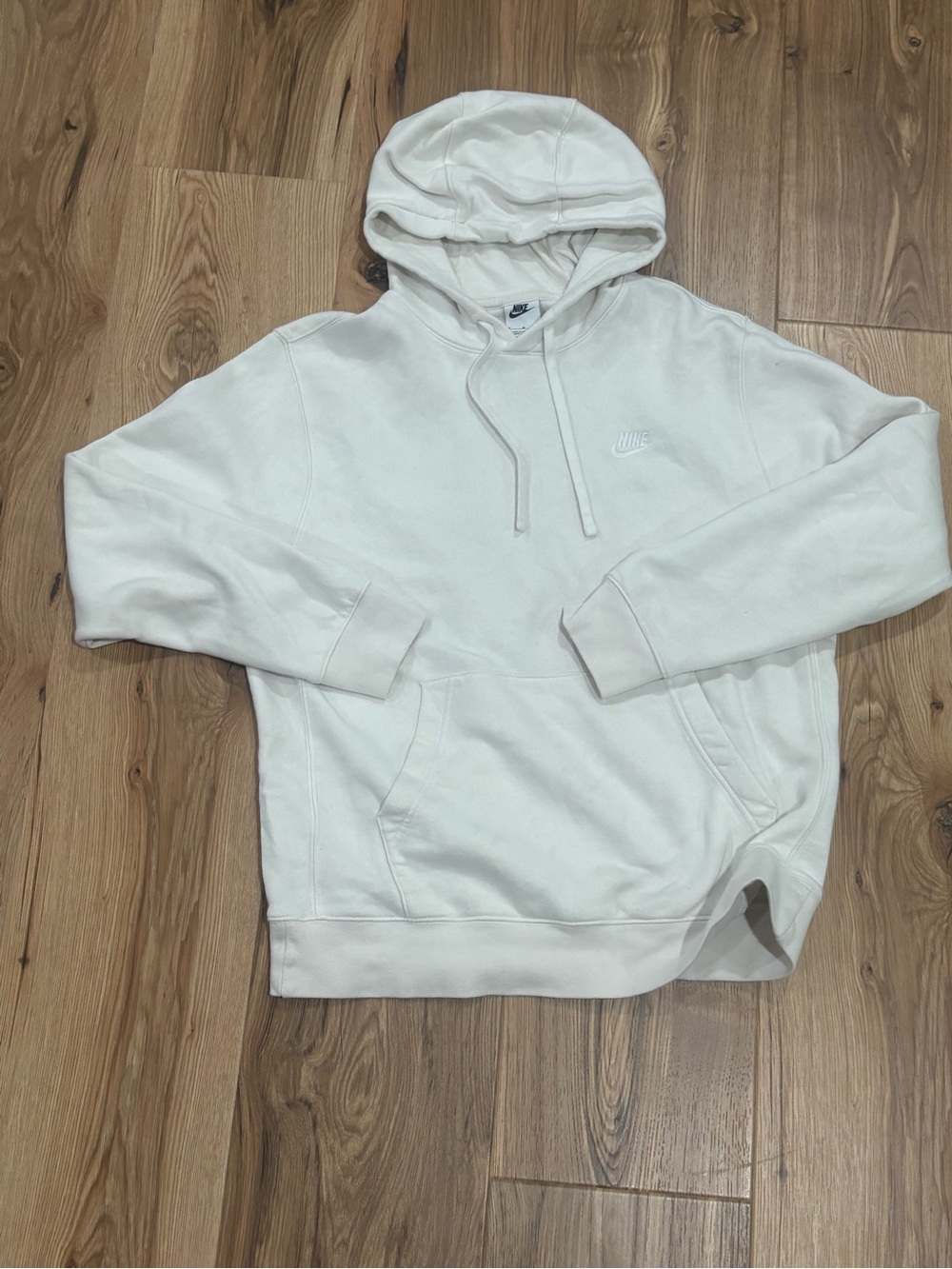 Nike Men's Off-White Pullover Hoodie
